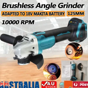 125mm Brushless Angle Grinder Polisher for Makita 18V Battery