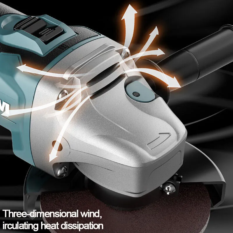 125mm Brushless Angle Grinder Polisher for Makita 18V Battery