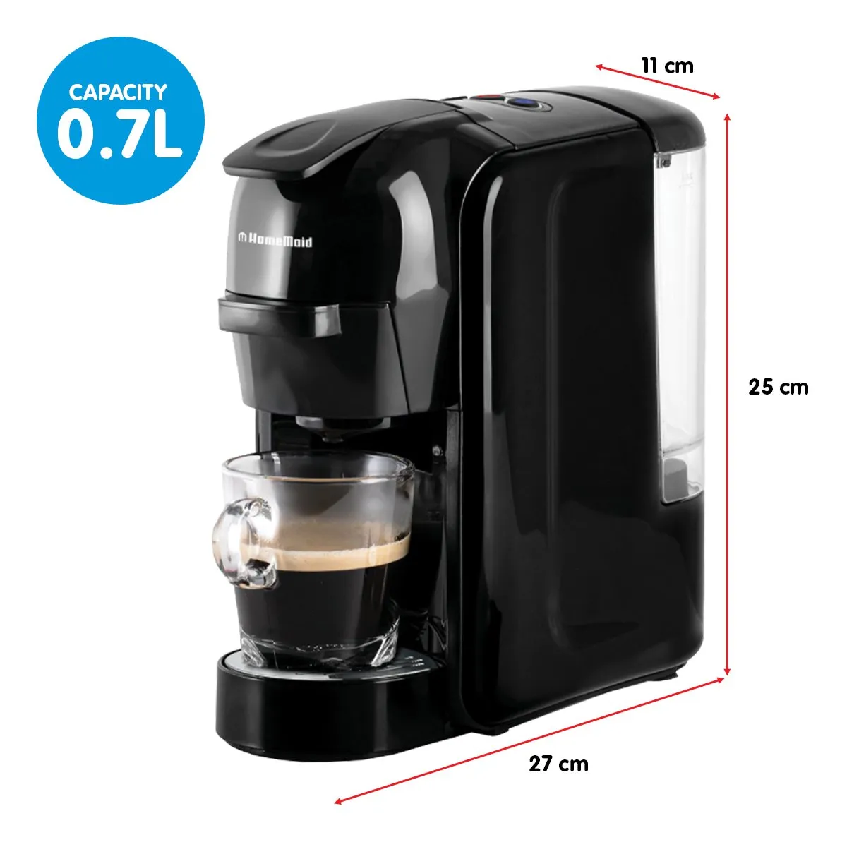 3-in-1 Coffee Multi Capsule Pod Machine