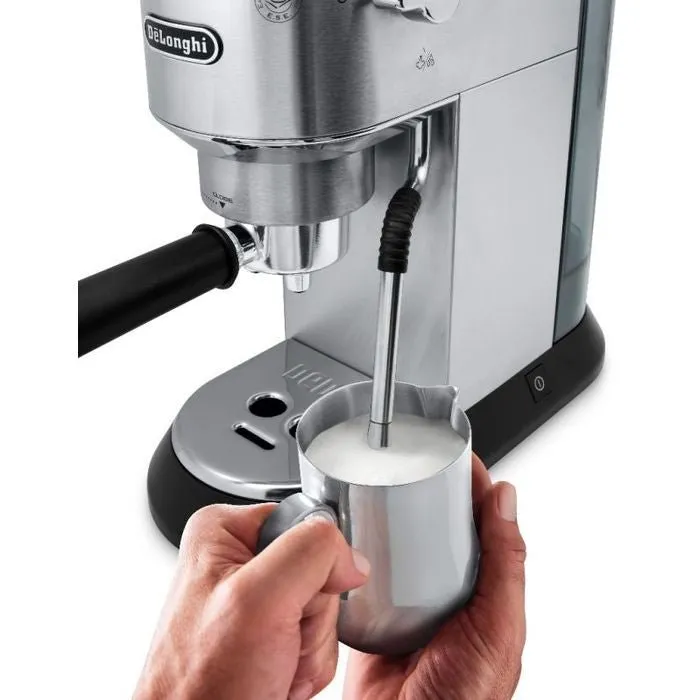 DeLonghi EC885.M Dedica Arte Manual Espresso Coffee Machine Metal