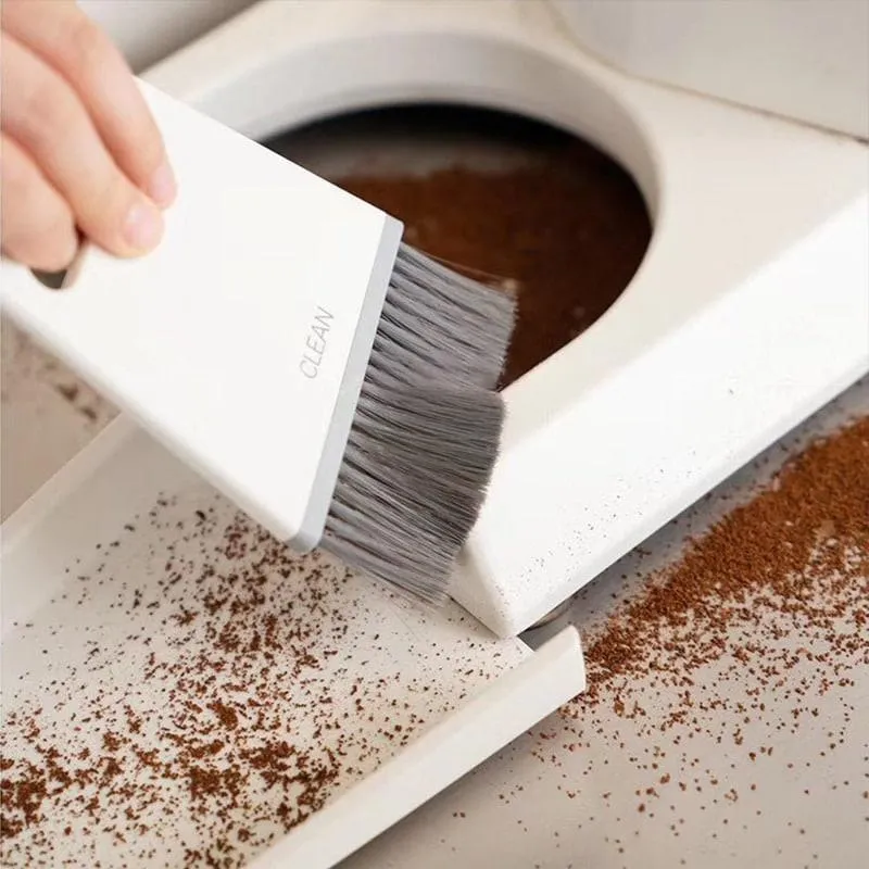 Desktop Coffee Grinder Cleaning Brush / Dustpan Set