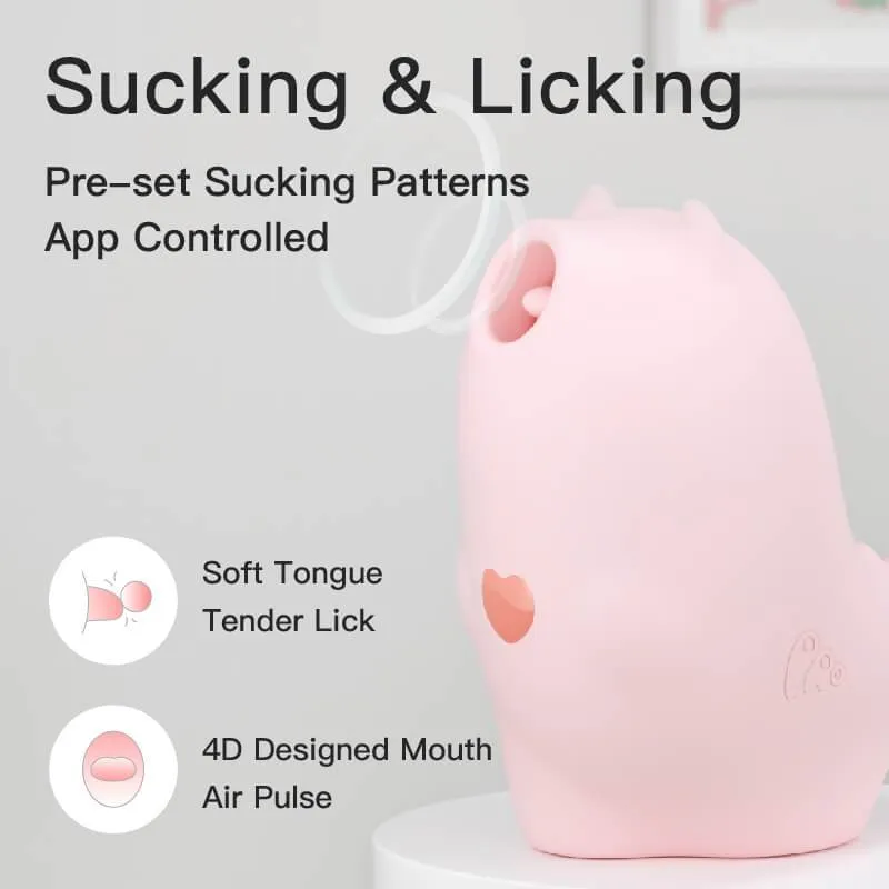 Monster Pub® Magic Kiss App Smart Remote Clitoral Vibrator