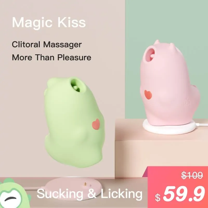 Monster Pub® Magic Kiss App Smart Remote Clitoral Vibrator